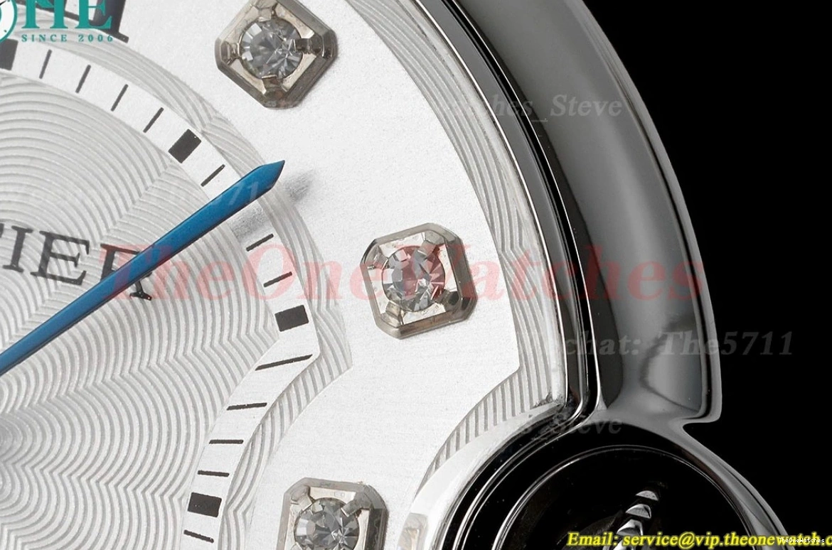 AF NH05 SS De Ballon SS Bleu Cartier 36mm Dia White 0509